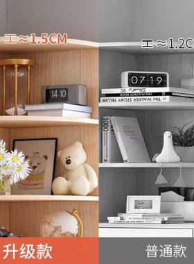 角柜墙角柜三角形置物架客厅转角柜卧室墙边柜落地储物柜靠强之羽