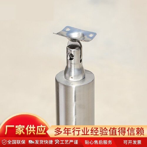 不锈钢玻璃楼梯扶手护栏自建房家用阳台栏杆室内室外工程围栏立柱 - 图0