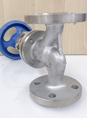 盼特304不锈钢法兰截止阀J41W铸造手动316耐高温耐腐蚀阀门阀芯50