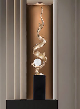 高档艺术客厅玄关装饰摆件细长壁龛电视柜旁高级感乔迁搬新家礼物