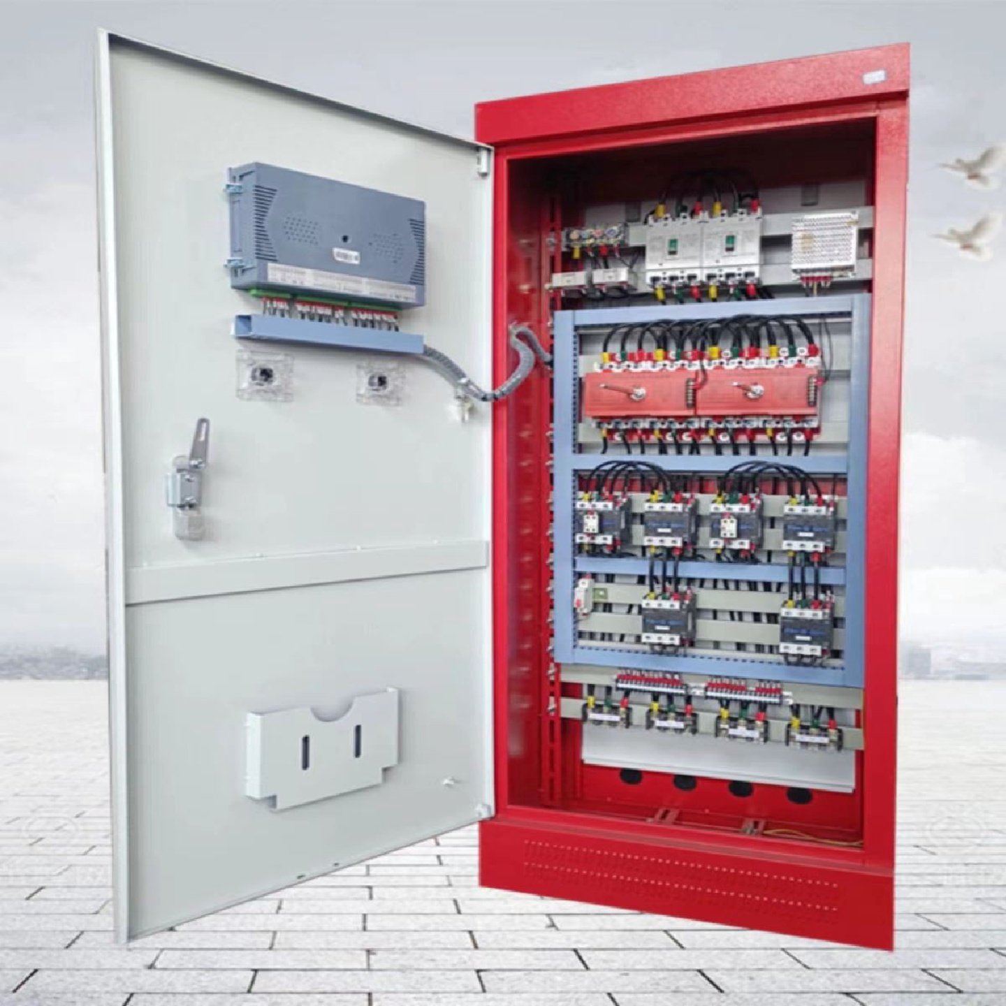 消防控制柜巡检柜星三角配电箱ip55水泵双电源机械应急启动柜定做,淘宝优惠券,粉丝福利购,淘宝优惠卷