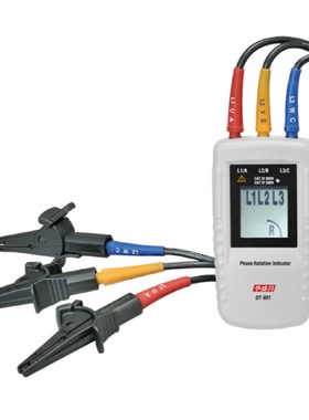 马达转相指示仪DT-901相序表手持式马达测试和相位转换指示仪