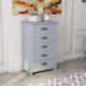 Solid wood chest of cabinets European style cabinets Modern simple bedroom American storage cabinet chest of cabinets Five draw cabinets Living room dining side cabinet