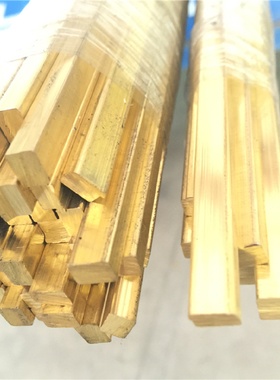 直角扁排供应黄铜条水磨条角铜3*20*25mm实心黄铜棒环保无铅