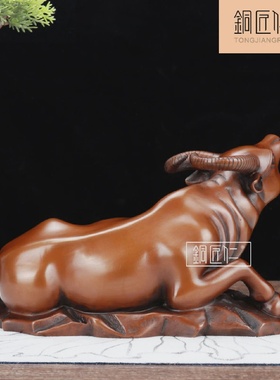 铜匠仁铜牛生肖牛旺市牛家居客厅装饰品开业礼品摆件