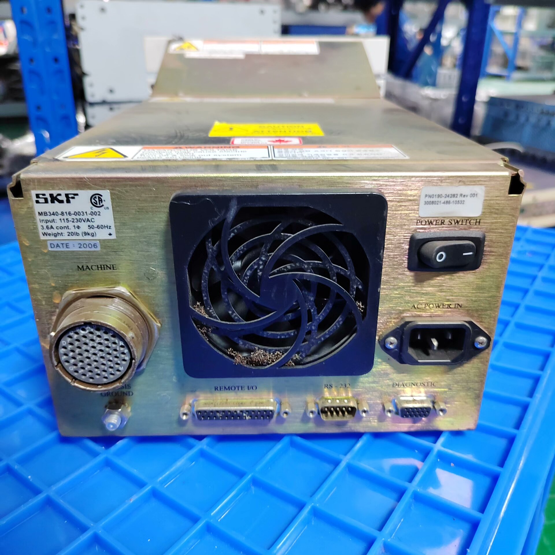 【请询价】SKF控制器 MB340-816-0031-002 输入11 - 图1