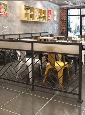 商场餐厅多功能铁艺隔断火锅烧烤店过道矮屏风工作室装饰隔断花架