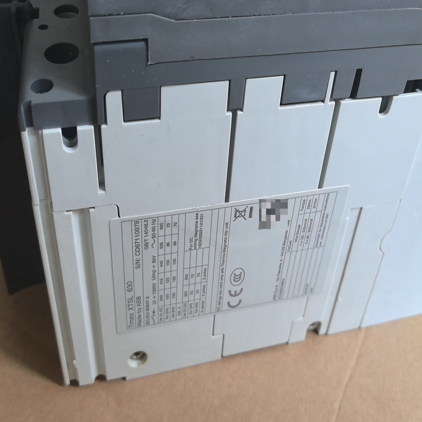 XT5L630/500A(650元)--议价商品 - 图0