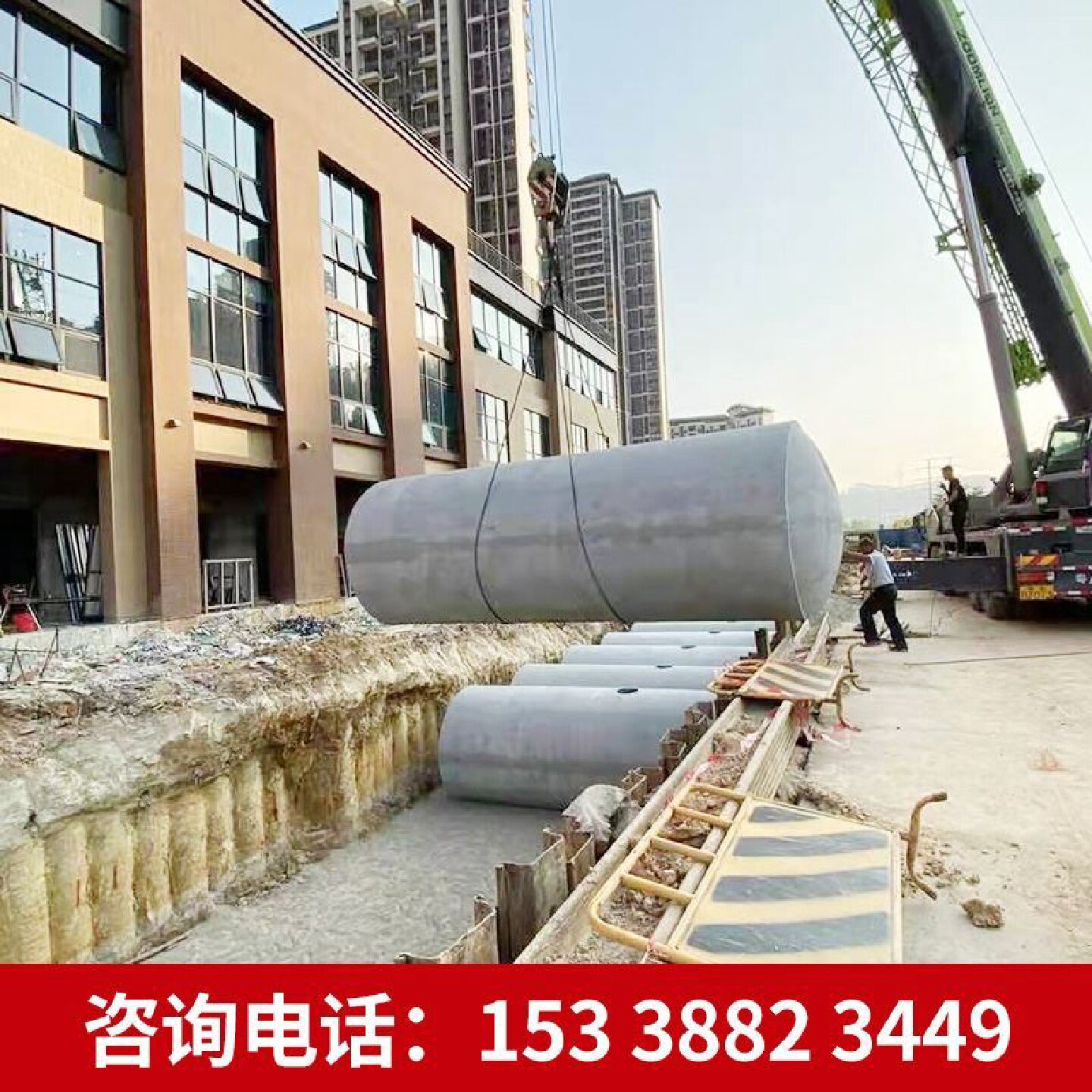 一体式成品化粪池商砼水泥钢筋混凝土化粪池家用新农村三格式厂家