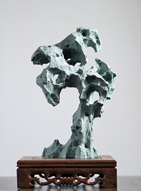 仿真太湖石假山摆件中日式园艺盆景花卉枯山水微景观造景山石装饰