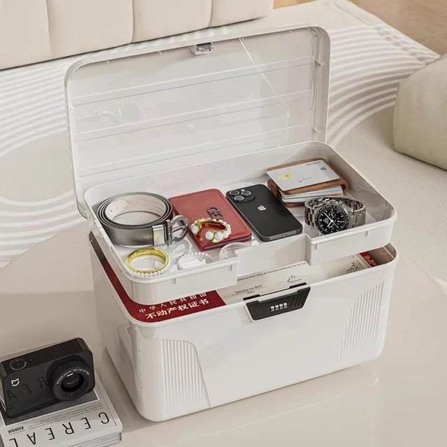 Japanese Seiko storage box with lock valuables document storage box medicine storage password box