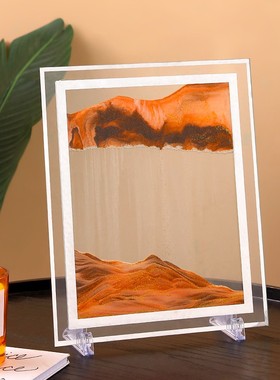 沙漏艺术流沙画摆件创意解压办公桌面客厅卧室家居装饰品生日礼物