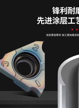 盛弗克立装浅槽刀片 TGF32R150/190/200 淬火钢/高温合金/钛合金