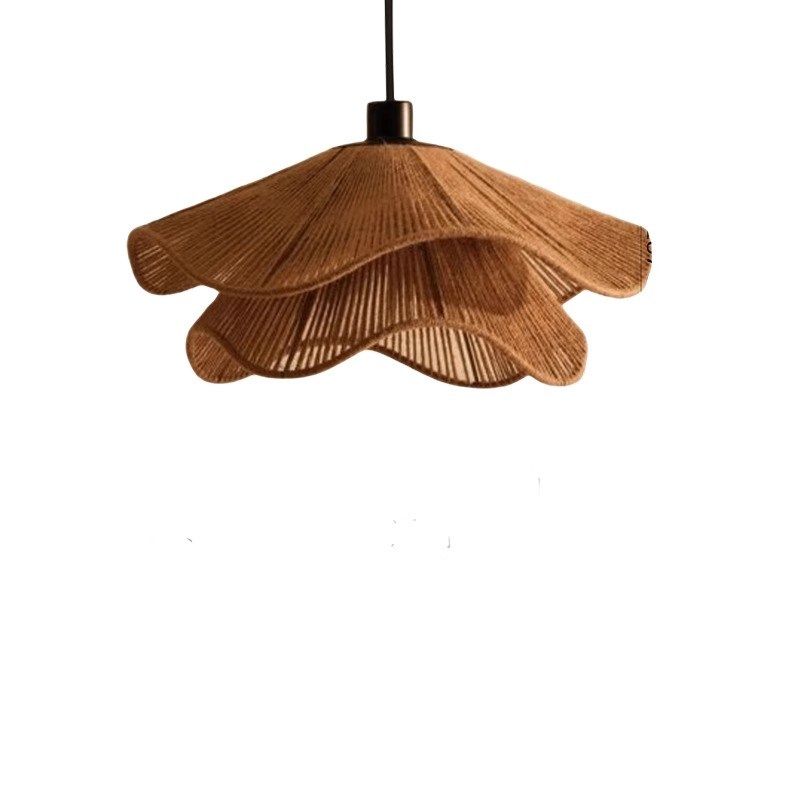 日式侘寂风麻绳吊灯禅意茶室民宿设计师餐厅卧室服装店中古艺术灯,淘宝优惠券,粉丝福利购,淘宝优惠卷