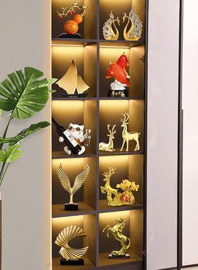 新中式客厅酒柜家居装饰品办公室桌面摆件玄关工艺品乔迁新居礼物