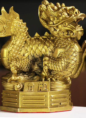 铜四神兽铜青龙 白虎 朱雀 玄武 铜四方神四大神兽