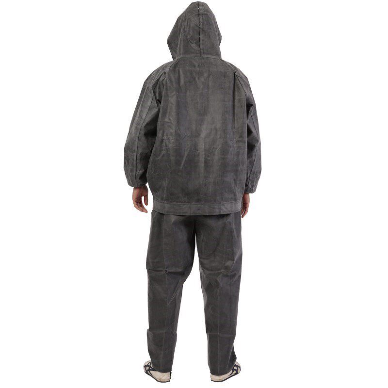 劳保帆布衣雨加厚层帆布耐磨防刮雨衣雨裤装分体式工地抗洪,淘宝优惠券,粉丝福利购,淘宝优惠卷