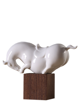 龙器创意陶瓷唐马家居客厅办公室书房电视柜酒柜软装饰品