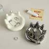 Creative palm ceramic jewelry storage tray, light luxury and high-end desktop entrance decoration, key ring display tray
