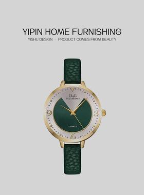 样板房衣帽间装饰品摆件男女电子时尚塑料皮钢带仿真手表模型新款