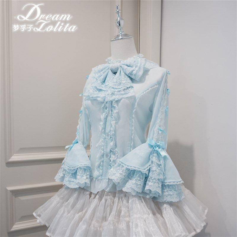 【梦乐园】夏日doll感雪纺半袖百搭Lolita内搭衬衫,淘宝优惠券,粉丝福利购,淘宝优惠卷