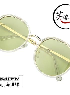 时尚小清新太阳镜女潮2018