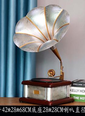 推荐黑胶唱片机北欧轻奢摆