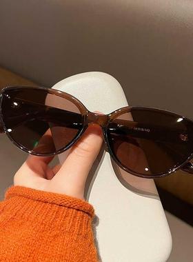 推荐街拍猫眼欧美墨镜复古