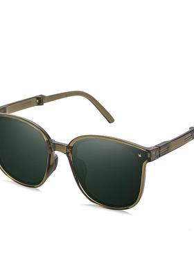 紫色墨镜女可折叠超轻偏光