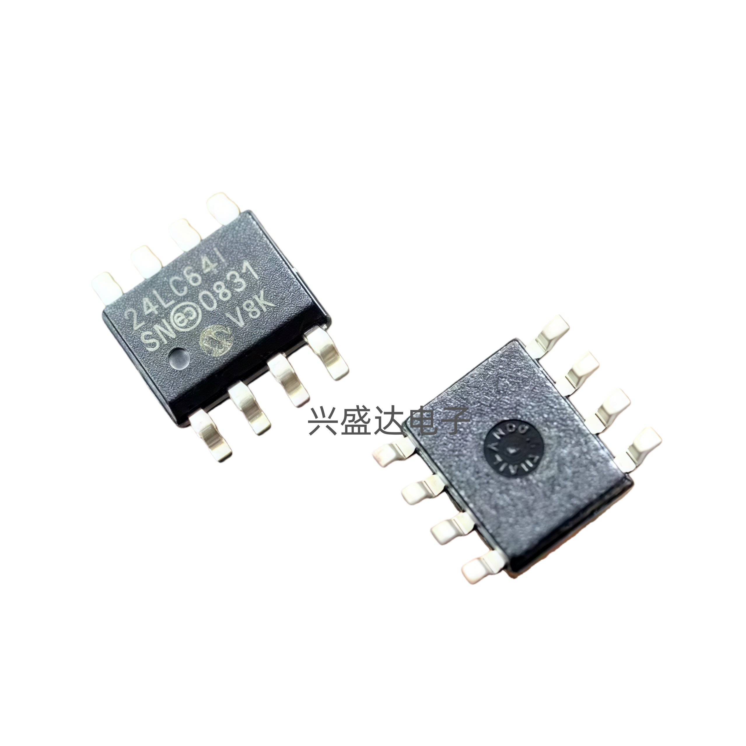 原装正品24LC64T-I/SN 64Kb 2C兼容双线SOIC-8串行EEPROM存储芯片 - 图2