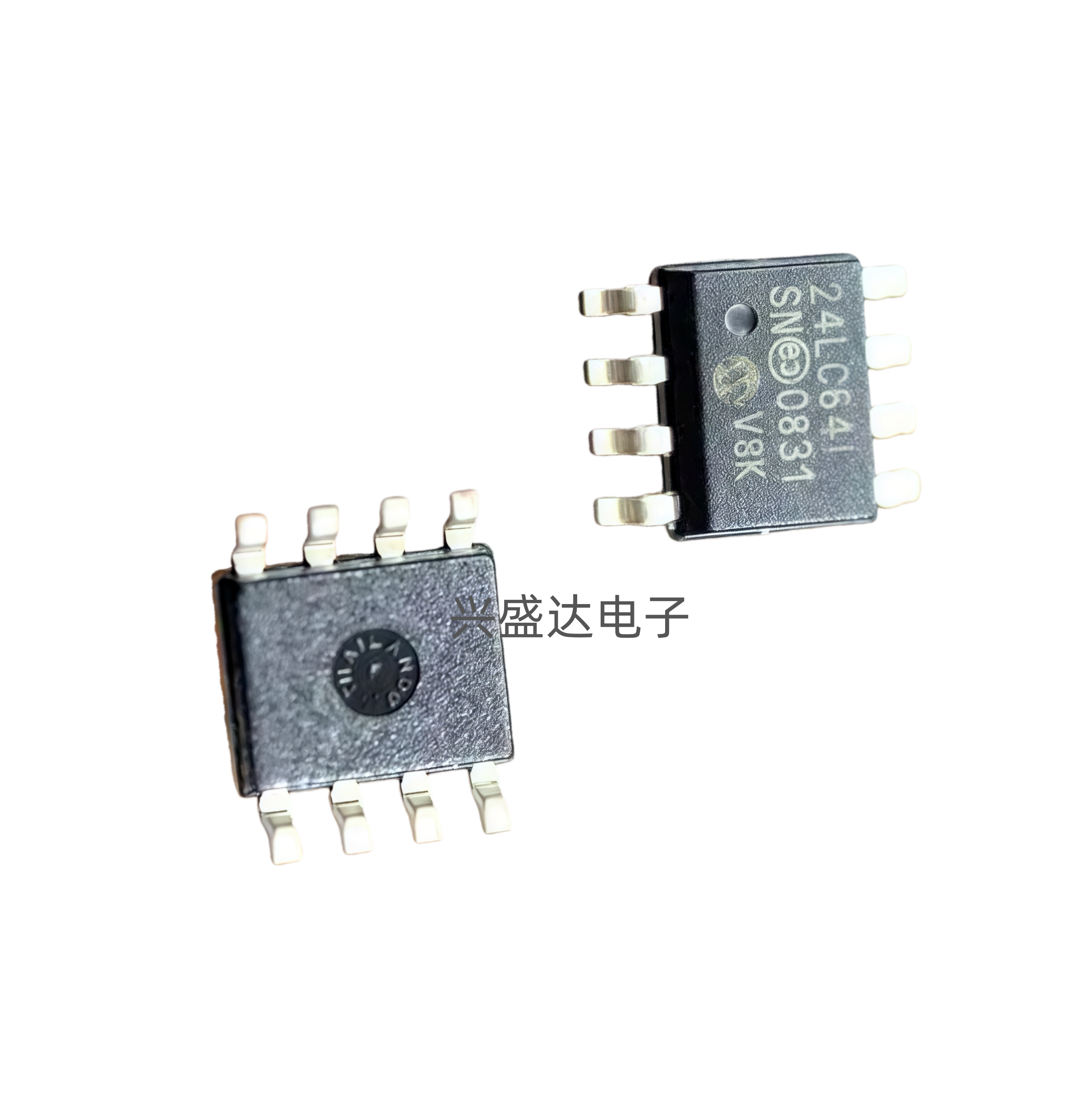 原装正品24LC64T-I/SN 64Kb 2C兼容双线SOIC-8串行EEPROM存储芯片 - 图1