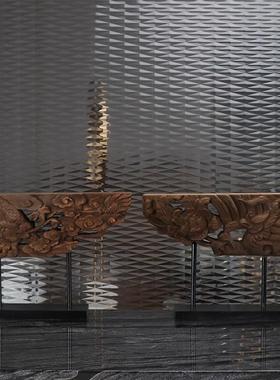 新中式龙凤摆件禅意样板房客厅居家装饰品玄关电视柜创意现代软装