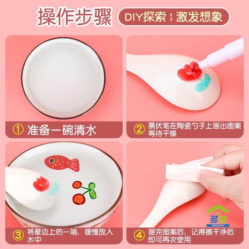 儿童水拓画颜料无毒可水洗水上画画手指画套装浮水画水浮画液玩具,淘宝优惠券,粉丝福利购,淘宝优惠卷