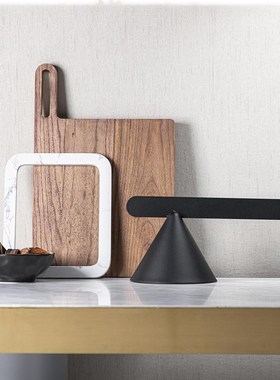 可凡现代简约餐厅软装摆件组合推荐陶瓷水壶大理石托盘样板间客厅