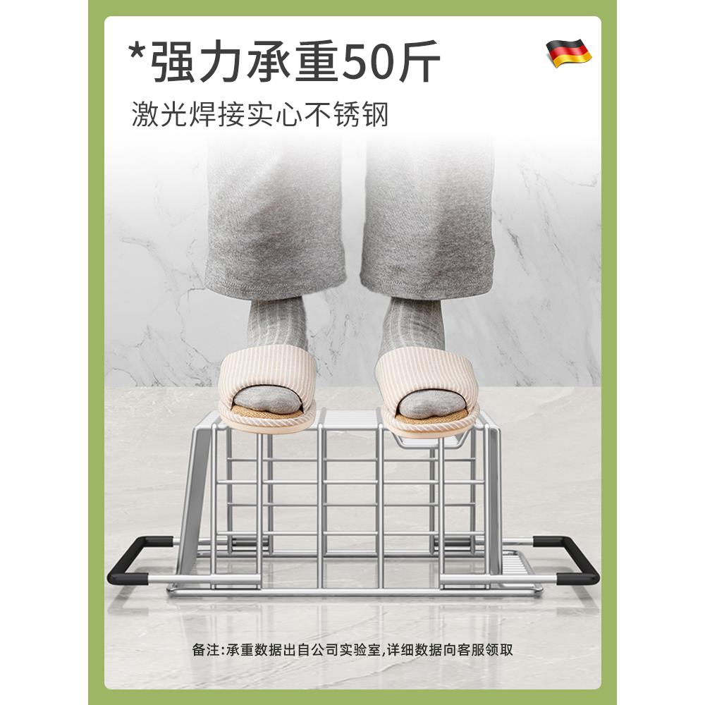 水槽沥水篮沥水架厨房可伸缩洗菜盆304不锈钢水池盆中盆碗盘过滤 - 图2