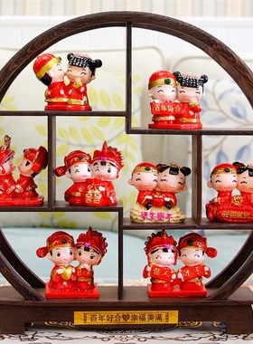 结婚房家居装饰新人房婚礼小摆件送闺蜜送哥哥嫂子送姐姐创意礼物