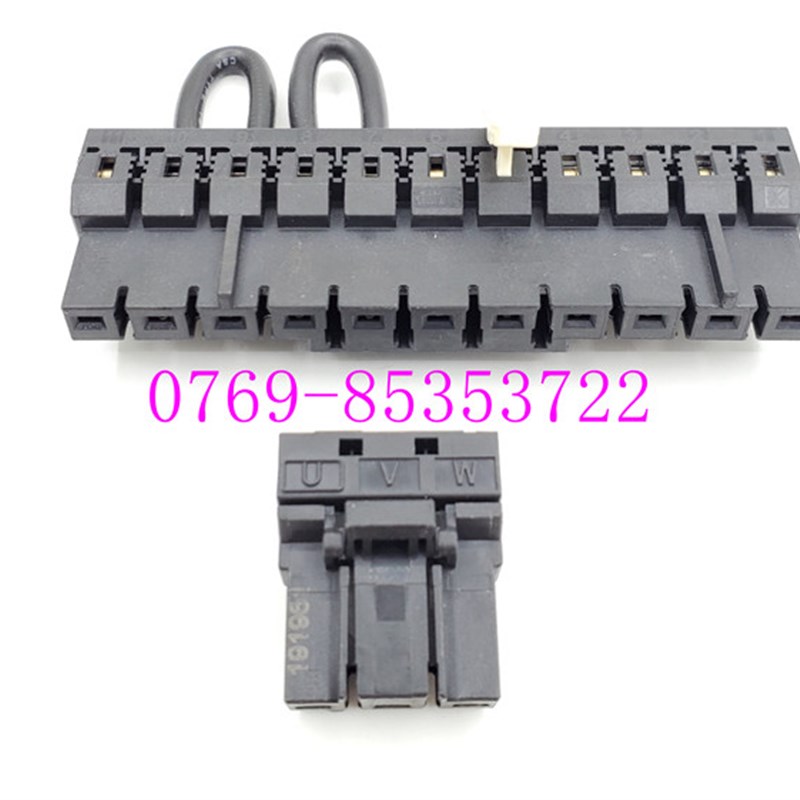 原装OMRON 欧姆龙伺服驱动UVW3孔 L1L2L3L1CL2C 5 11孔插头 - 图0