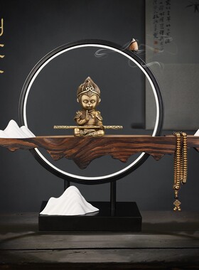 铜孙悟空办公室桌面摆件玄关客厅装饰品家居乔迁礼物高档齐天大圣