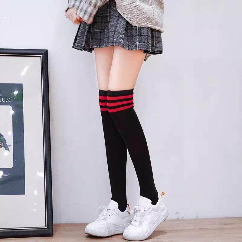 过膝袜长筒长袜子女学生中高筒袜学院风防滑大腿袜,淘宝优惠券,粉丝福利购,淘宝优惠卷