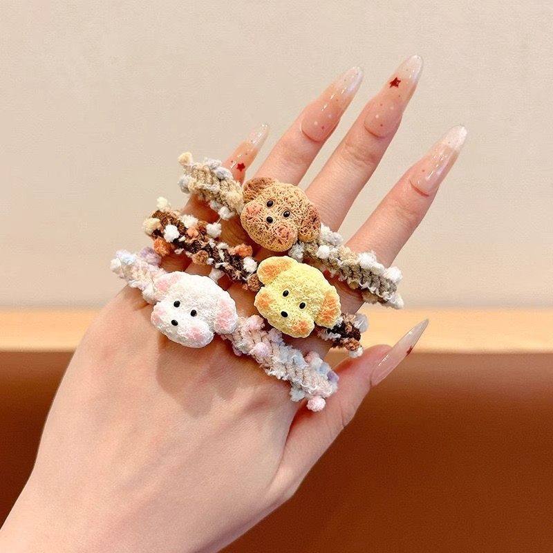 可爱卡通动物发绳女百搭马尾发圈甜美少女头饰发饰毛绒2026新款,淘宝优惠券,粉丝福利购,淘宝优惠卷