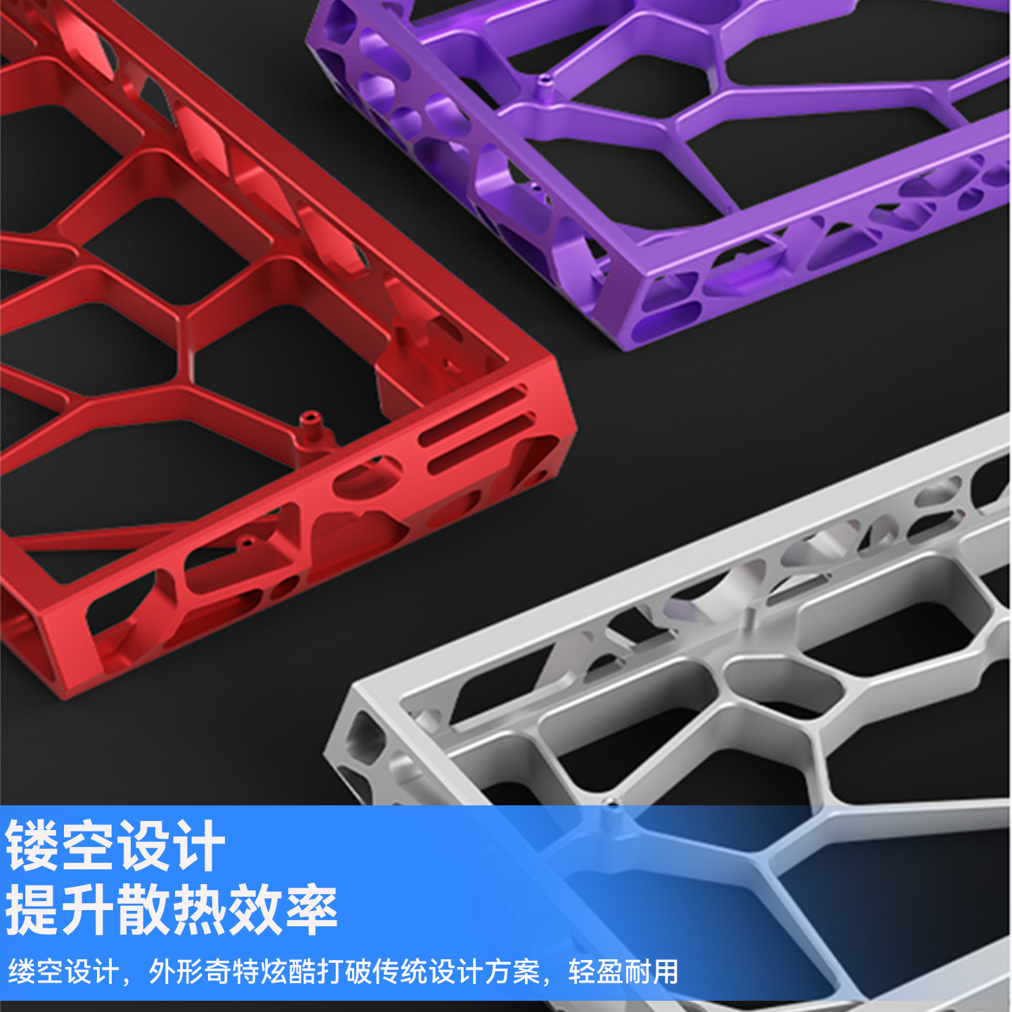 咪星人镂空外壳Holy适用wooting60he+满改键盘gt铝壳mad/gh/win60 - 图2