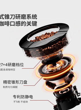 [礼物]Tims天好T6咖啡机研磨一体意式商家用全半自动美式奶泡