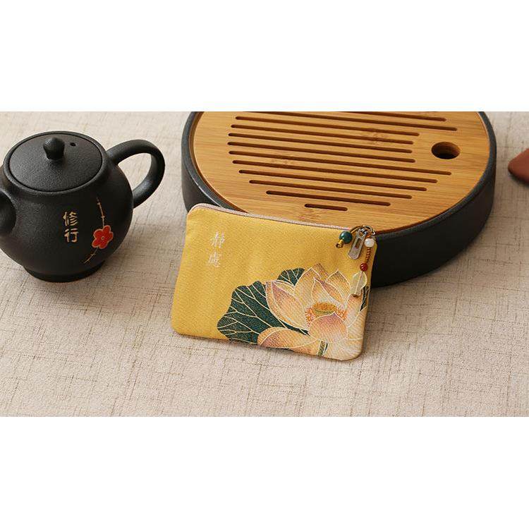 古风禅意手拿小卡包古典中国风小号创意零钱包手工随身复古小钱包,淘宝优惠券,粉丝福利购,淘宝优惠卷