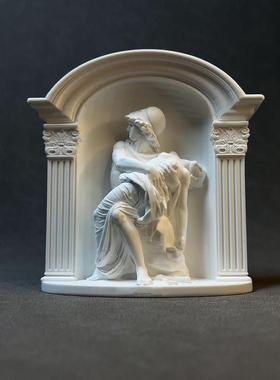 战神与维纳斯覆古雕塑艺术商业装饰石膏雕像桌面氛围装饰节日礼品