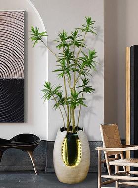 欧流水生财喷泉湿摆件循环北水2493客厅饰品落地加器办装公室落地