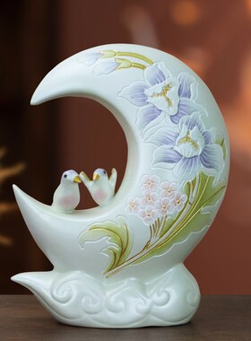 马到成功家居装饰品摆新中式办公室客厅电视柜博古架装饰摆件礼物