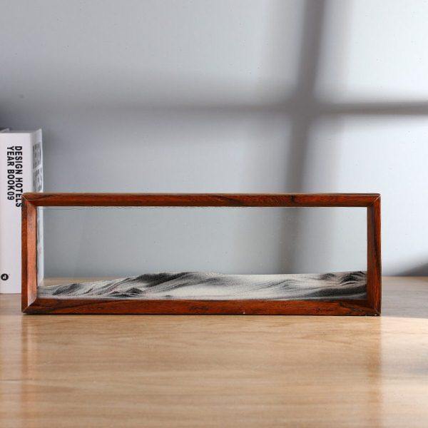 创意轻奢立体流沙画摆件客厅玄关家居装饰公室桌面解压玻璃沙漏,淘宝优惠券,粉丝福利购,淘宝优惠卷