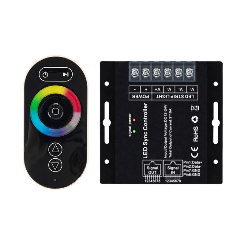 led灯带配件触摸遥控RF无线调光双色温12V灯带24V灯条模组控制器,淘宝优惠券,粉丝福利购,淘宝优惠卷