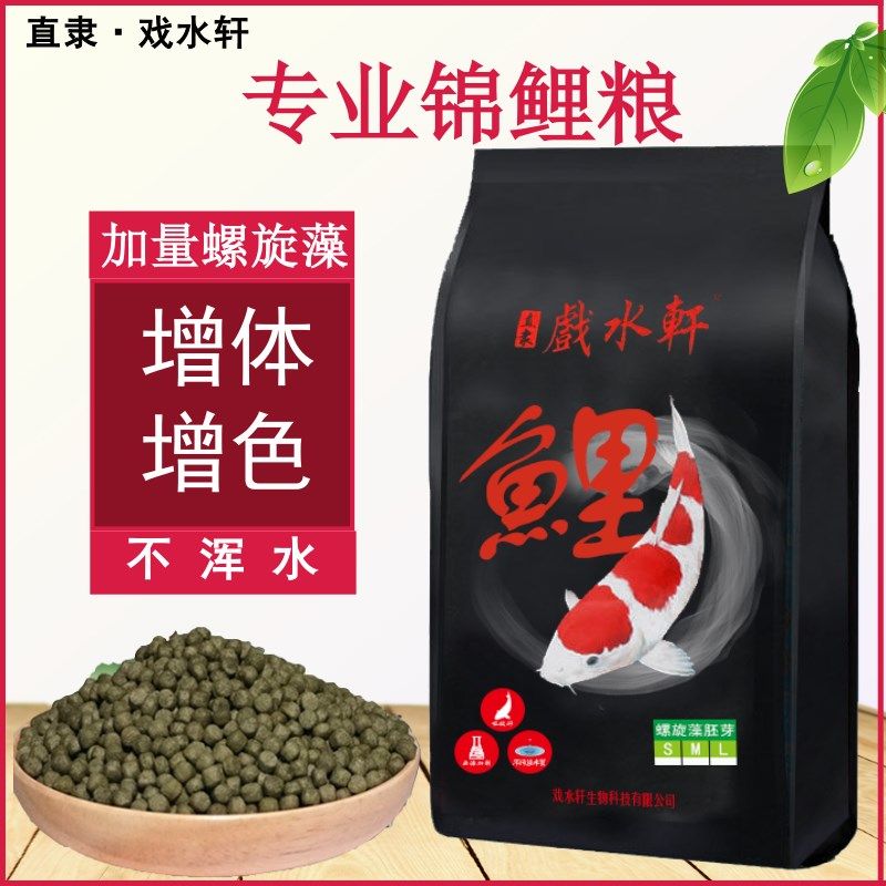 锦鲤金鱼螺旋藻增色胚芽颗粒鱼食饵料鱼粮观赏鱼通用饲料招财淡水,淘宝优惠券,粉丝福利购,淘宝优惠卷