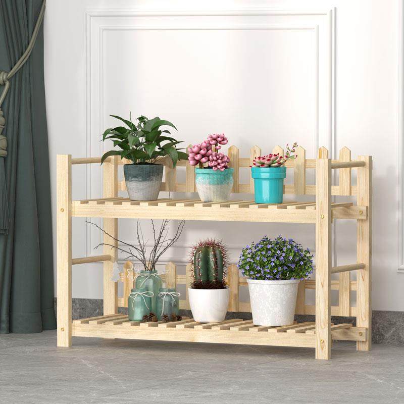 辈辈爱实木阳台花架子室内多层阶梯绿萝植物架客厅装饰架室外置物,淘宝优惠券,粉丝福利购,淘宝优惠卷